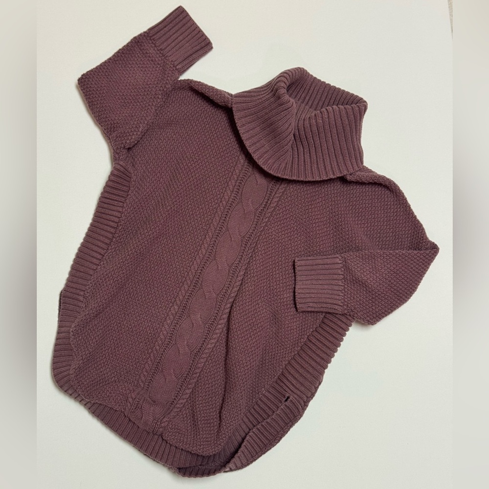 Express Cozy Mauve Purple Turtleneck Sweater Women’s Size Small